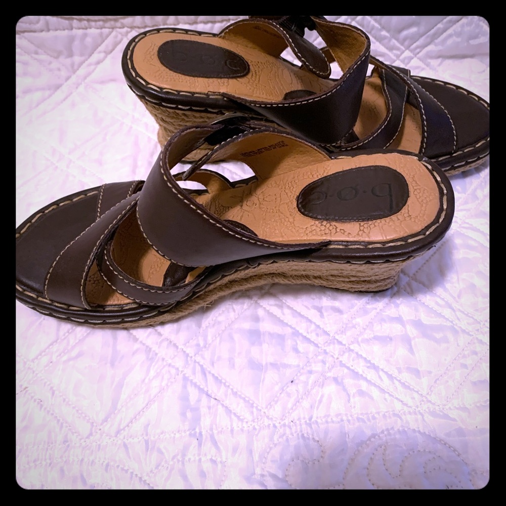🍁 b.o.c. wedge sandals